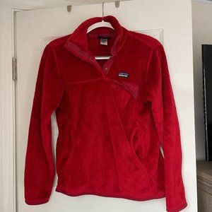Patagonia Red Women's Re-Tool Snap-T® Fleece Pullover